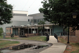 Lawrence Tech School of Architecture with ramp built due to Gary's advocacy.